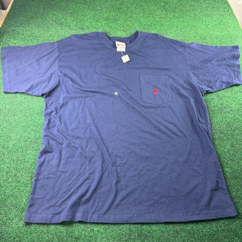 Walt Disney T Shirt Blue Walt Disney World Mickey Mouse Logo Size XXL 2XL